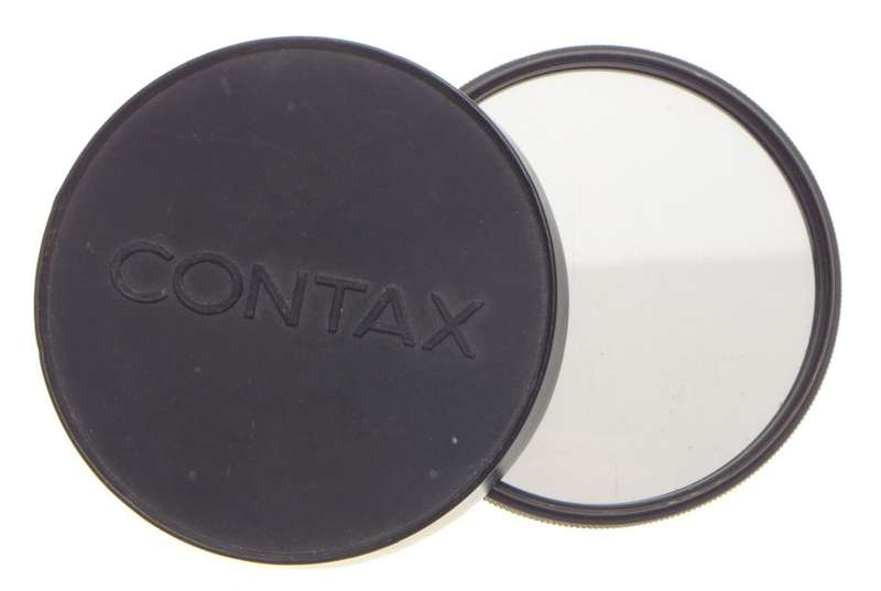 Carl Zeiss CONTAX front lens cap with HELIOPLAN 67 Pol. Lin. 2.5x lens filter