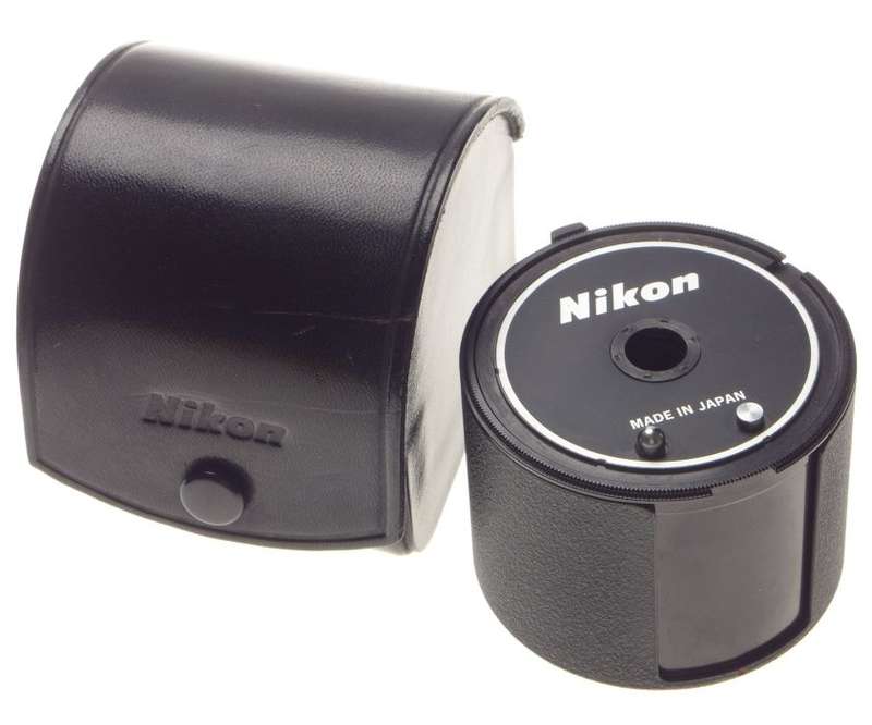 NIPPON KOGAKU F250 film spool large cartridge cassette pair set with case used