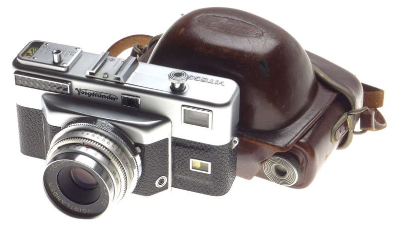 VOIGTLANDER Vitessa T Color-Skopar 1:2.8/50mm lens 35mm film vintage camera case