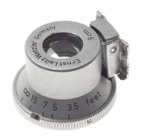 LEICA SGVOO SILVER CHROME 9CM BRIGHTLINE VIEW FINDER W/CASE FITS LEITZ CAMERA