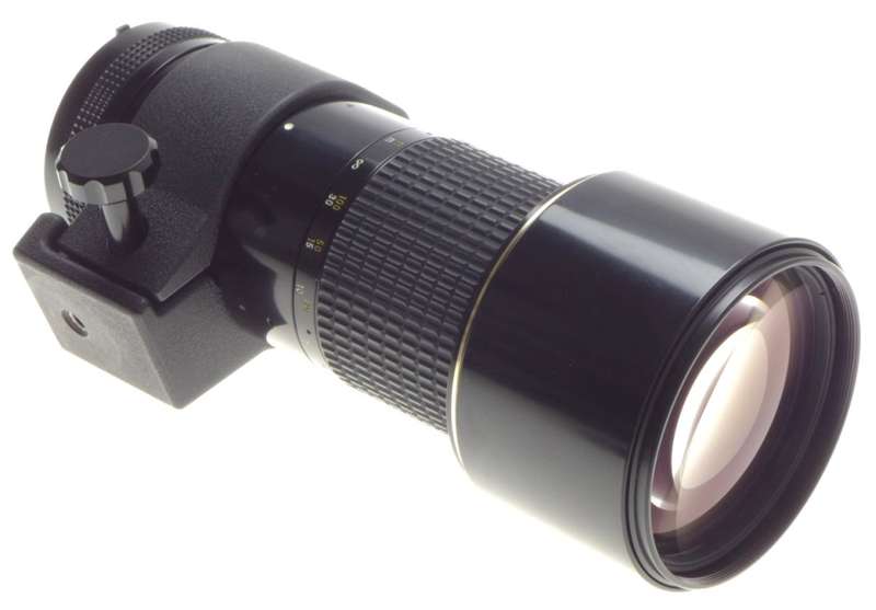AI-S NIKKOR ED 300mm 1:4.5 FITS DF CAPS FILTER CASE 300/4.5 SLR NIKON LENS f=300
