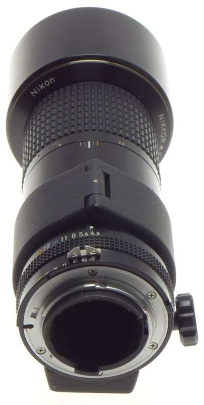 AI-S NIKKOR ED 300mm 1:4.5 FITS DF CAPS FILTER CASE 300/4.5 SLR NIKON LENS f=300