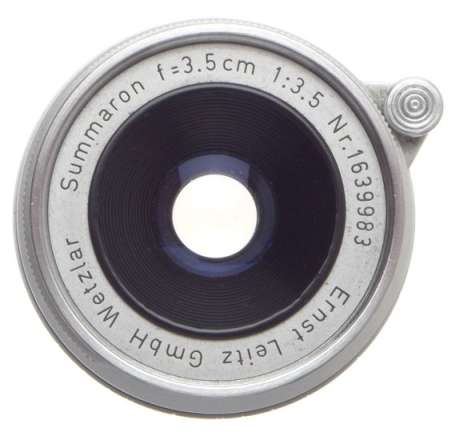 1:3.5/35mm M39 LEICA SUMMARON f=3.5cm SCREW MOUNT COMPACT CAMERA LENS CAPS CASED