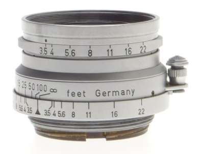 1:3.5/35mm M39 LEICA SUMMARON f=3.5cm SCREW MOUNT COMPACT CAMERA LENS CAPS CASED