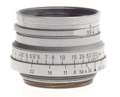 1:3.5/35mm M39 LEICA SUMMARON f=3.5cm SCREW MOUNT COMPACT CAMERA LENS CAPS CASED