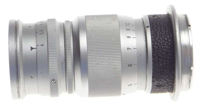 LEITZ M BAYONET MOUNT ELMAR 1:4 f=9cm LEICA CAMERA LENS 1:4/90mm CHROME VERSION