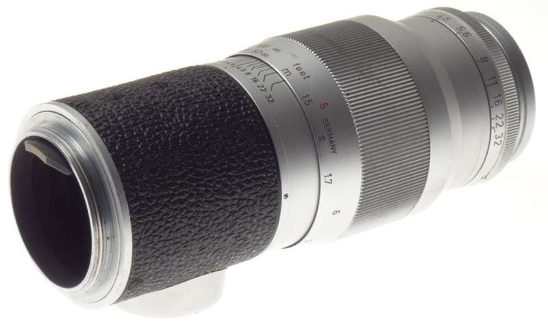 JUST SERVICED CLA LEITZ HEKTOR 4.5 f=13.5cm LTM LEICA M39 SCREW MOUNT LENS 135mm