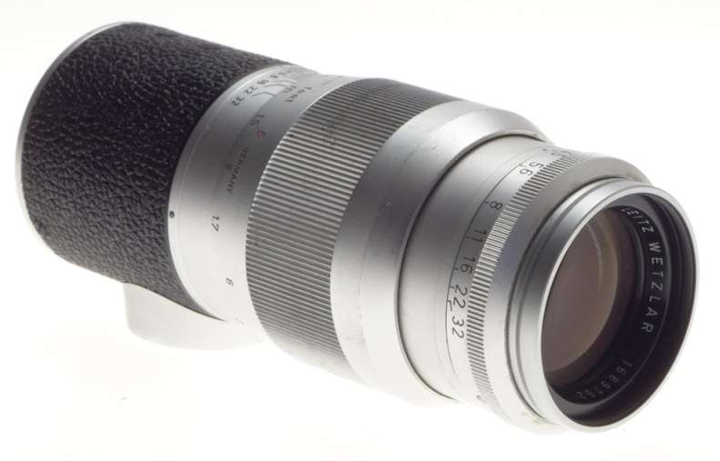 JUST SERVICED CLA LEITZ HEKTOR 4.5 f=13.5cm LTM LEICA M39 SCREW MOUNT LENS 135mm