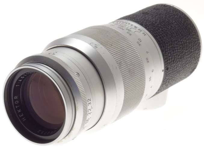 JUST SERVICED CLA LEITZ HEKTOR 4.5 f=13.5cm LTM LEICA M39 SCREW MOUNT LENS 135mm