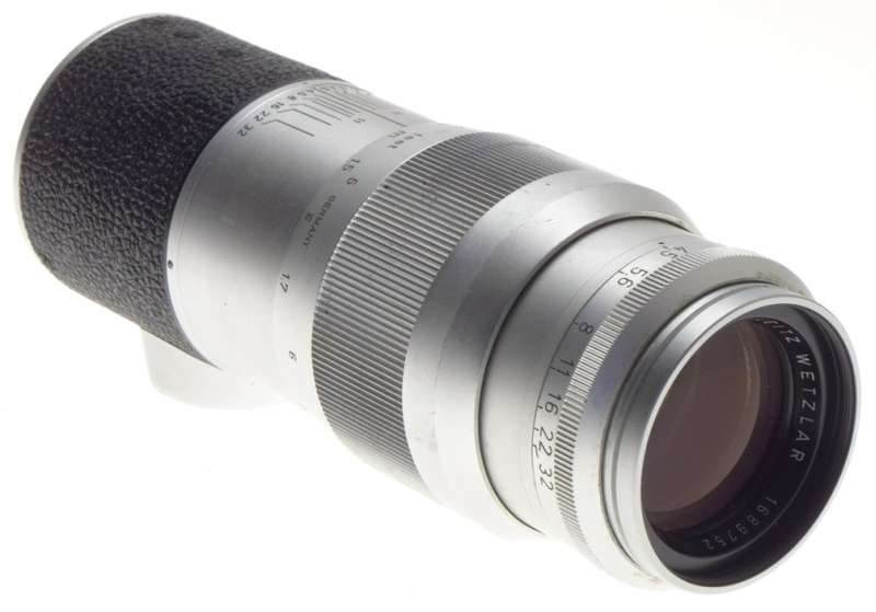 JUST SERVICED CLA LEITZ HEKTOR 4.5 f=13.5cm LTM LEICA M39 SCREW MOUNT LENS 135mm