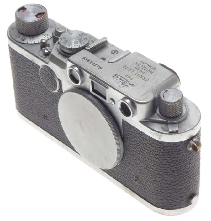 WELL USED LEICA IIF LEITZ 35mm FILM CAMERA 2f BODY M39 SCREW MOUNT RANGE FINDER