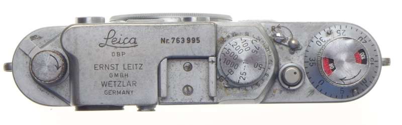 WELL USED LEICA IIF LEITZ 35mm FILM CAMERA 2f BODY M39 SCREW MOUNT RANGE FINDER