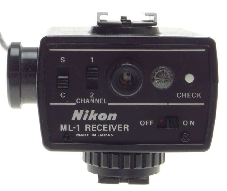NIKON ML-1 RECEIVER 2 CHANNEL CASED USED FOR NIKON CAMERA MOTOR REMOTE CONTROL
