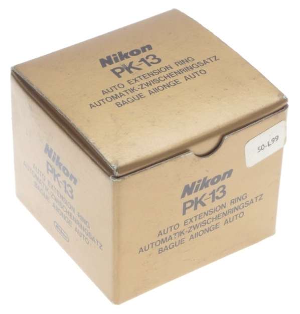 AI-S NIKON PK-13 AUTO EXTENSION RING 27.5 MINT SLR 35mm CAMERA ADAPTER BOXED