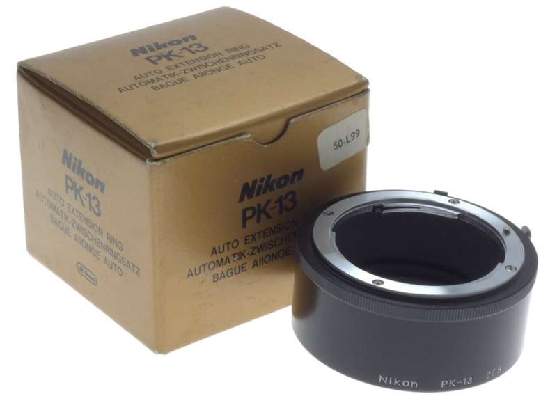 AI-S NIKON PK-13 AUTO EXTENSION RING 27.5 MINT SLR 35mm CAMERA ADAPTER BOXED