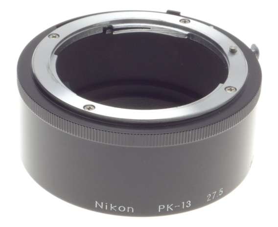 AI-S NIKON PK-13 AUTO EXTENSION RING 27.5 MINT SLR 35mm CAMERA ADAPTER BOXED