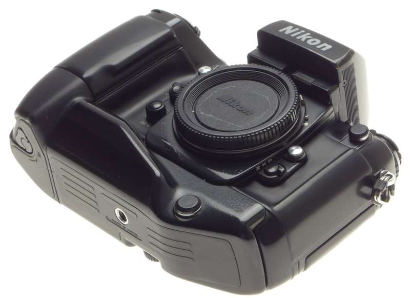 SLR F4 NIKON 35mm FILM CAMERA BODY DP 20 PRISM FINDER BATTRY GRIP NICE CONDITION