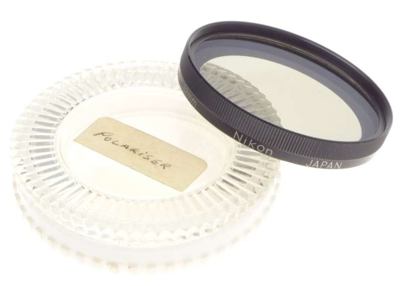 NIKON POLAR 52mm 35mm ANALOG 35mm FILM CAMERA LENS FILTER POLARIZER CLEAN CONDIT