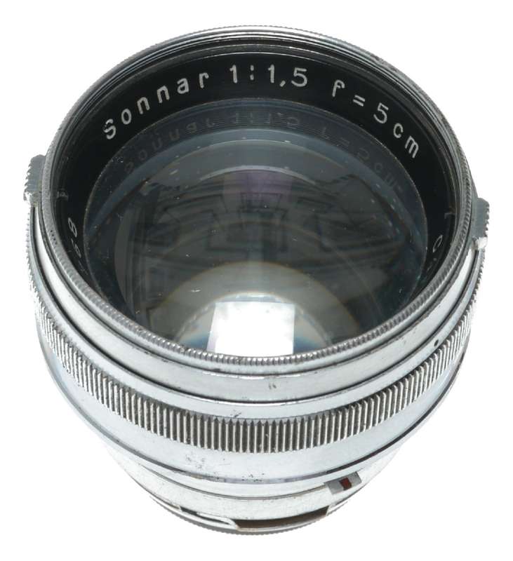 Zeiss Sonnar 1.5 f=5cm Contax RF mount lens 1.5/50 mm fast f/1.5 vintage optics