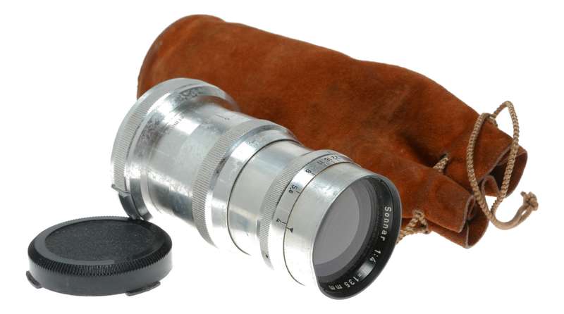 Zeiss Contax Opton T Sonnar Chrome RF lens 4/135mm