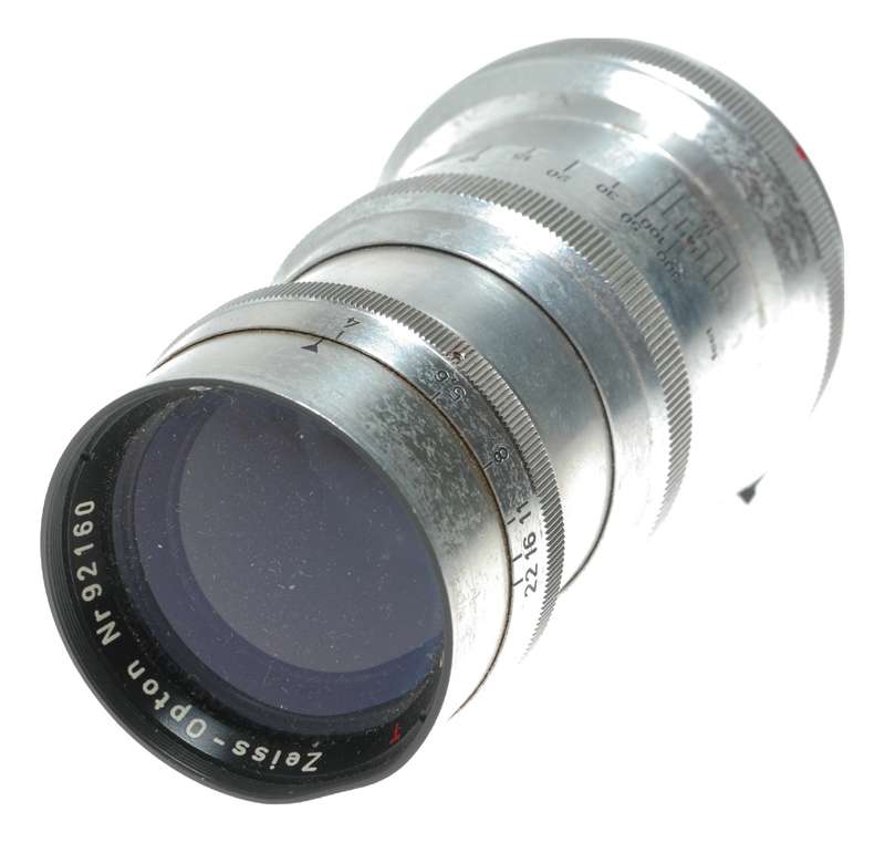 Zeiss Contax Opton T Sonnar Chrome RF lens 4/135mm