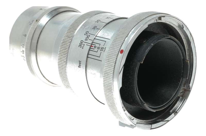Zeiss Contax Opton T Sonnar Chrome RF lens 4/135mm