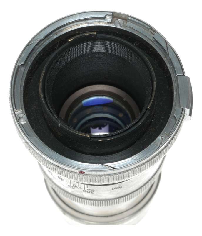 Zeiss Contax Opton T Sonnar Chrome RF lens 4/135mm