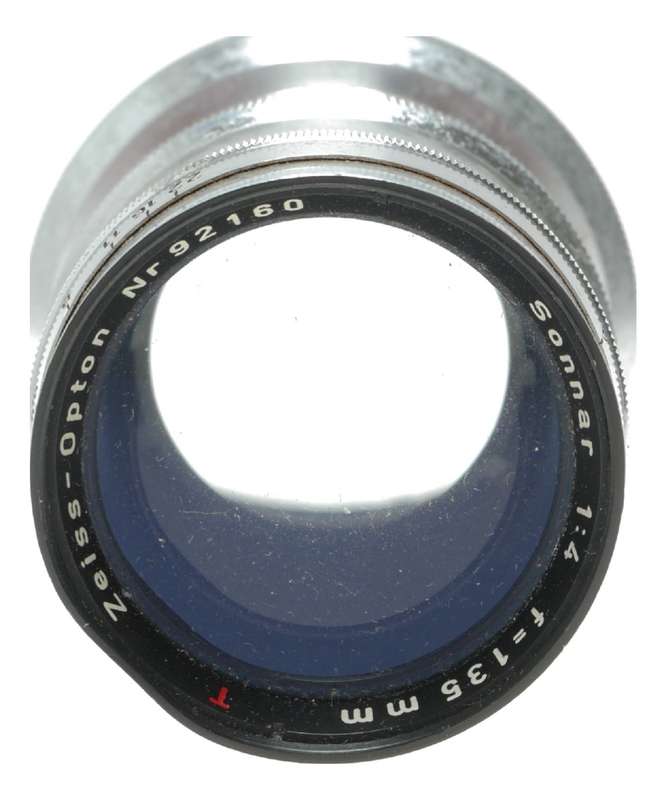 Zeiss Contax Opton T Sonnar Chrome RF lens 4/135mm
