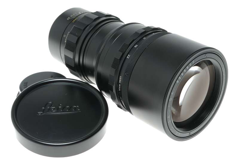 Leitz Canada Telyt 1:4.8/280 mm Tele lens f=280mm f4.8 Black box vintage