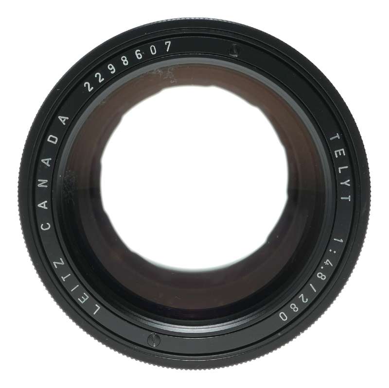 Leitz Canada Telyt 1:4.8/280 mm Tele lens f=280mm f4.8 Black box vintage