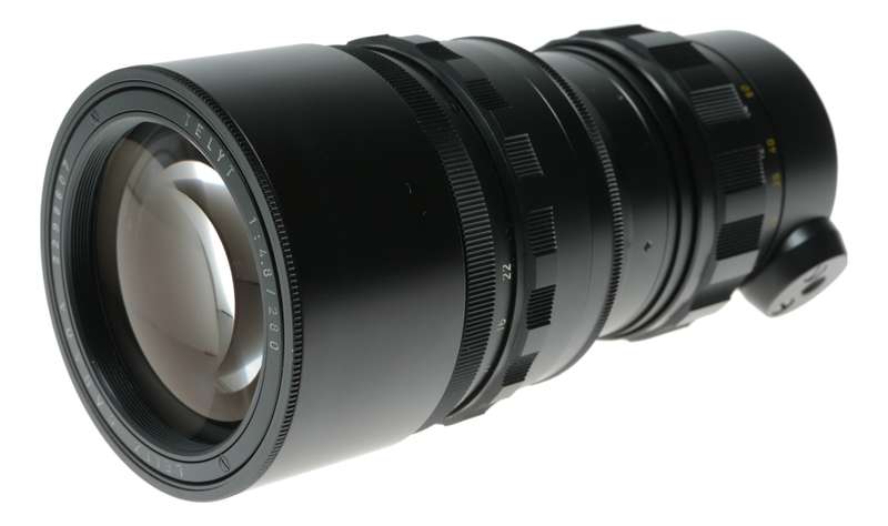 Leitz Canada Telyt 1:4.8/280 mm Tele lens f=280mm f4.8 Black box vintage