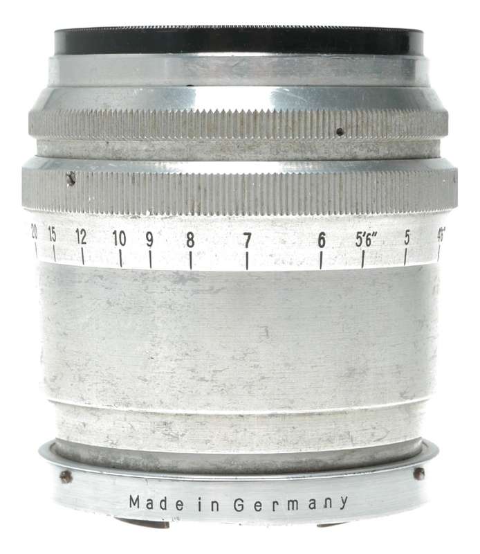 Contax RF Sonnar f2 f=8.5 cm lens Zeiss 2/85 T pre set apertures