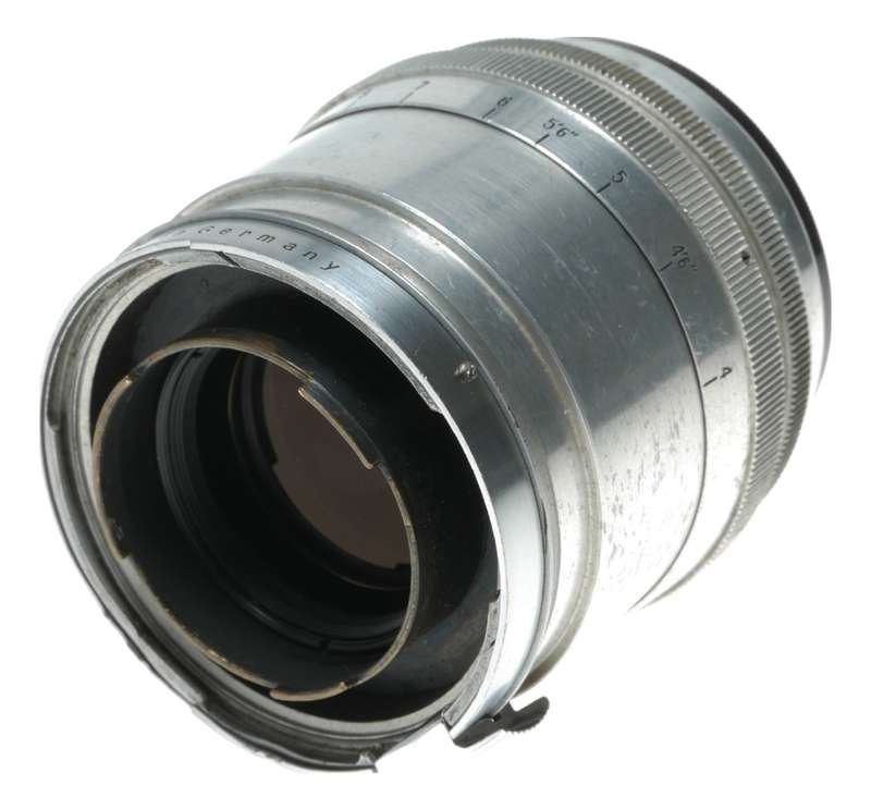 Contax RF Sonnar f2 f=8.5 cm lens Zeiss 2/85 T pre set apertures