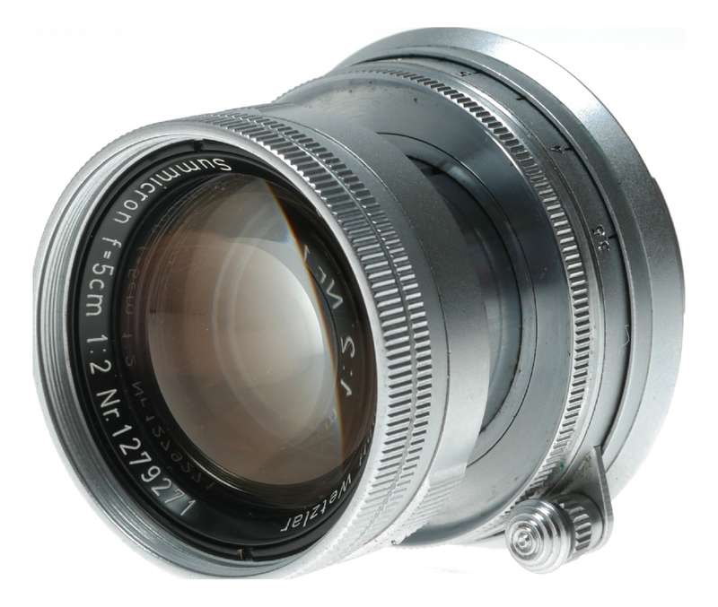 Leica M Summicron 1:2 f=5cm bayonet mount 2/50mm lens set just serviced