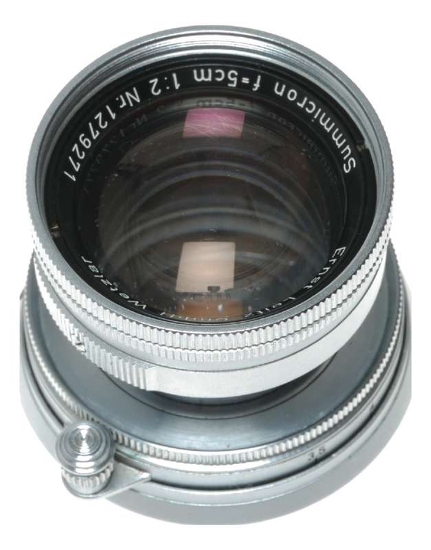 Leica M Summicron 1:2 f=5cm bayonet mount 2/50mm lens set just serviced
