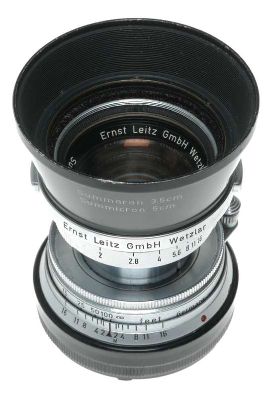 Leica M Summicron 1:2 f=5cm bayonet mount 2/50mm lens set just serviced