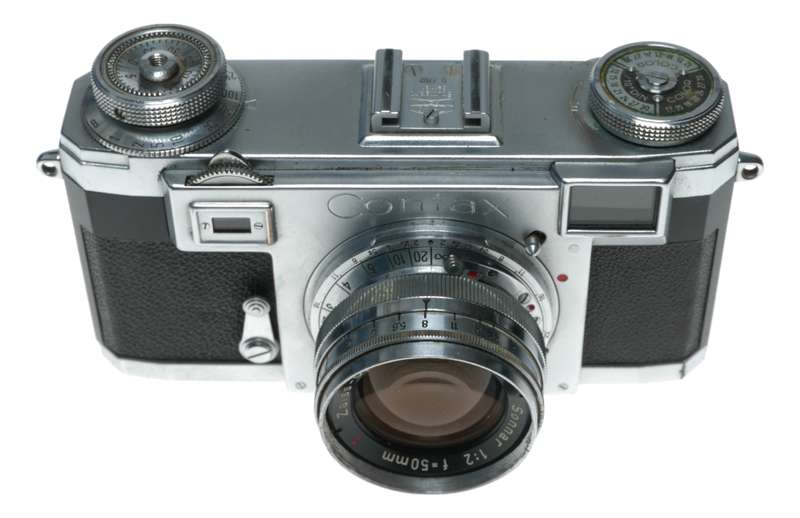 Zeiss Opton T Sonnar 1:2 f=5cm RF Contax camera cased clean condition