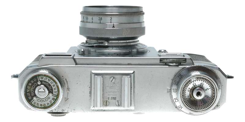 Zeiss Opton T Sonnar 1:2 f=5cm RF Contax camera cased clean condition