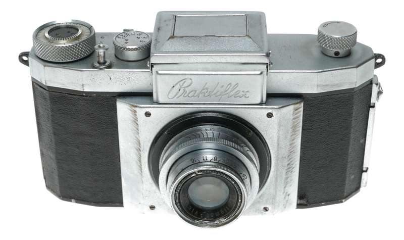 Praktiflex SLR camera Anastigmat Victa 1:2.9 f=5cm lens rare version