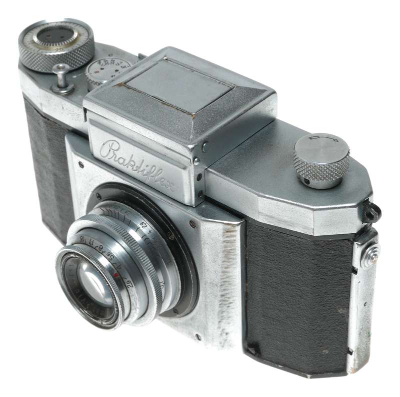 Praktiflex SLR camera Anastigmat Victa 1:2.9 f=5cm lens rare version