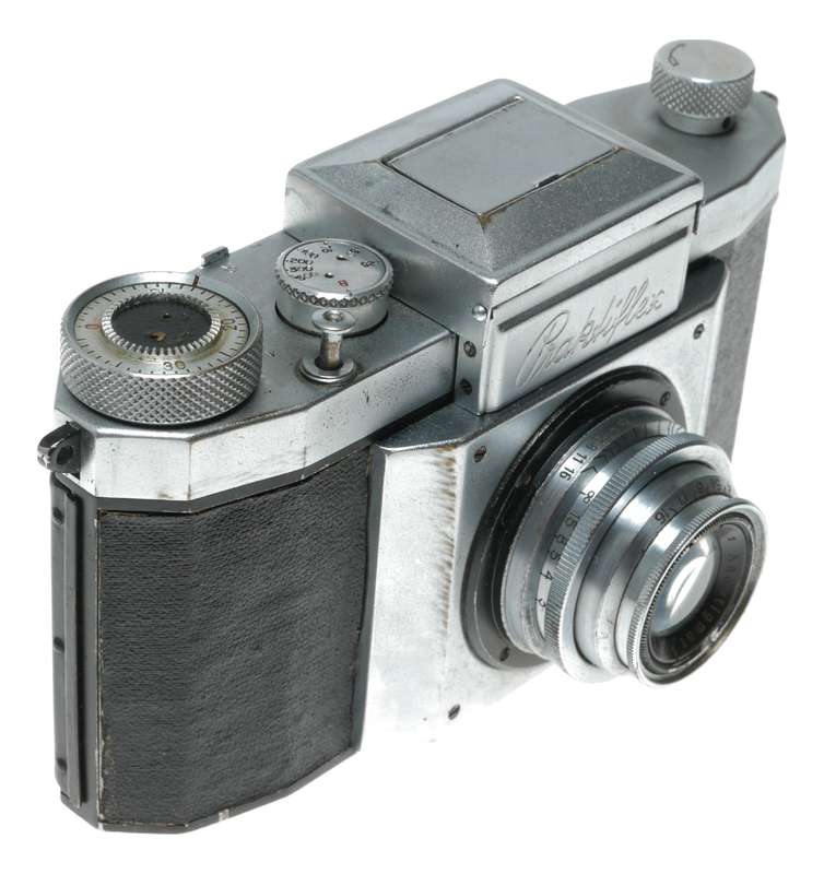 Praktiflex SLR camera Anastigmat Victa 1:2.9 f=5cm lens rare version