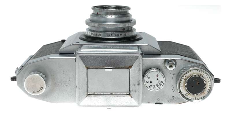 Praktiflex SLR camera Anastigmat Victa 1:2.9 f=5cm lens rare version