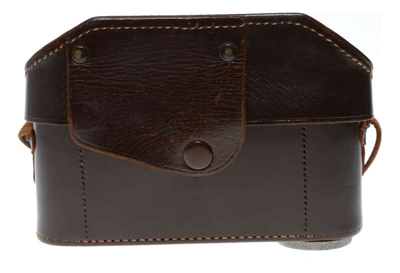 Leitz Wetzlar RF vintage original leather camera case with neck strap