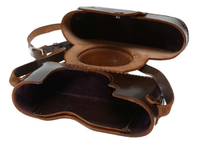 Leitz Wetzlar RF vintage original leather camera case with neck strap
