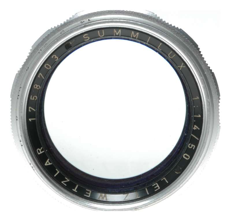 LEICA Summilux 1.4/50mm chrome silver satin M mount coated vintage lens f=50mm