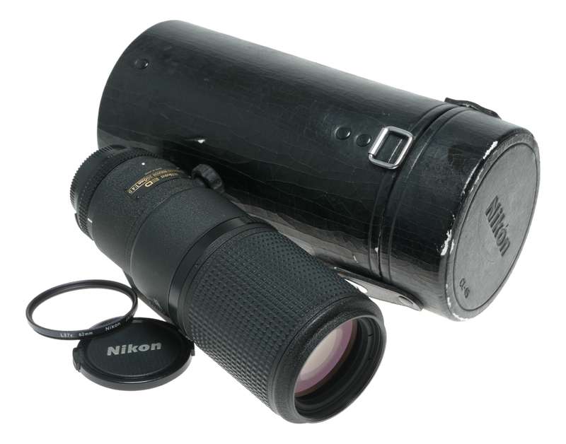 Nikon AF Micro-Nikkor 200mm F/4 D ED Macro Telephoto Lens Superb