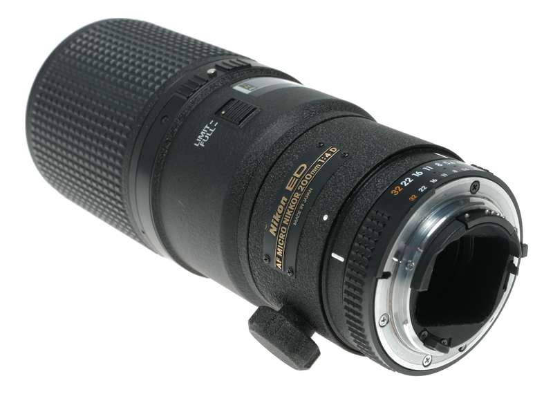Nikon AF Micro-Nikkor 200mm F/4 D ED Macro Telephoto Lens Superb