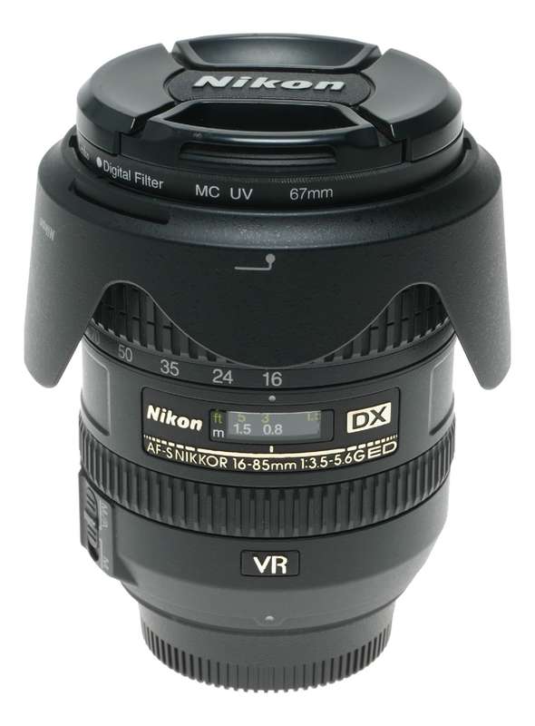 Nikon AF-S DX NIKKOR 16-85mm f/3.5-5.6G ED VR Lens boxed used