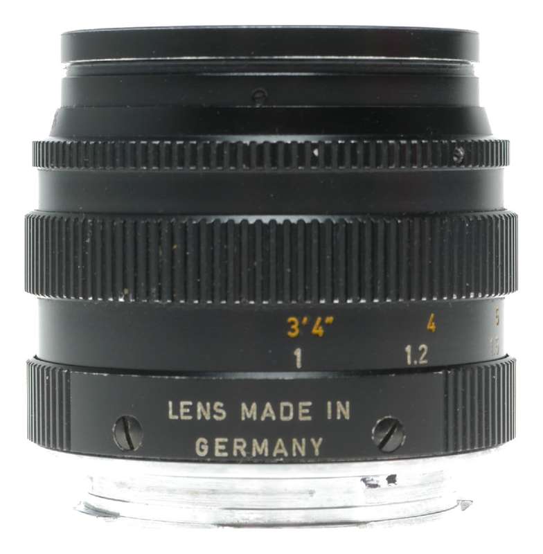 Leica Summilux 1:1.4/50mm 11114 Black lens f=50mm 12586 boxed