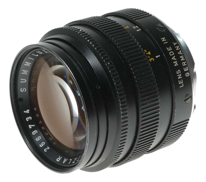 Leica Summilux 1:1.4/50mm 11114 Black lens f=50mm 12586 boxed